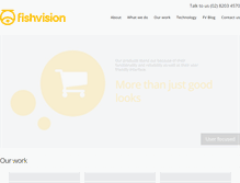 Tablet Screenshot of fishvision.com